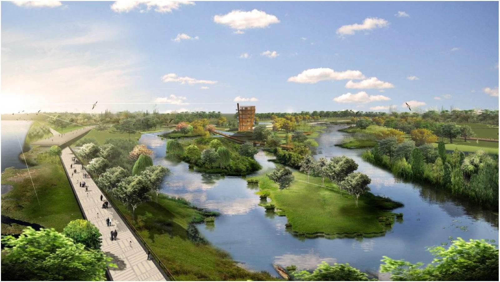 鄭州市賈魯河綜合治理工程西流湖段（中原路－化工路）-建筑、古建工程